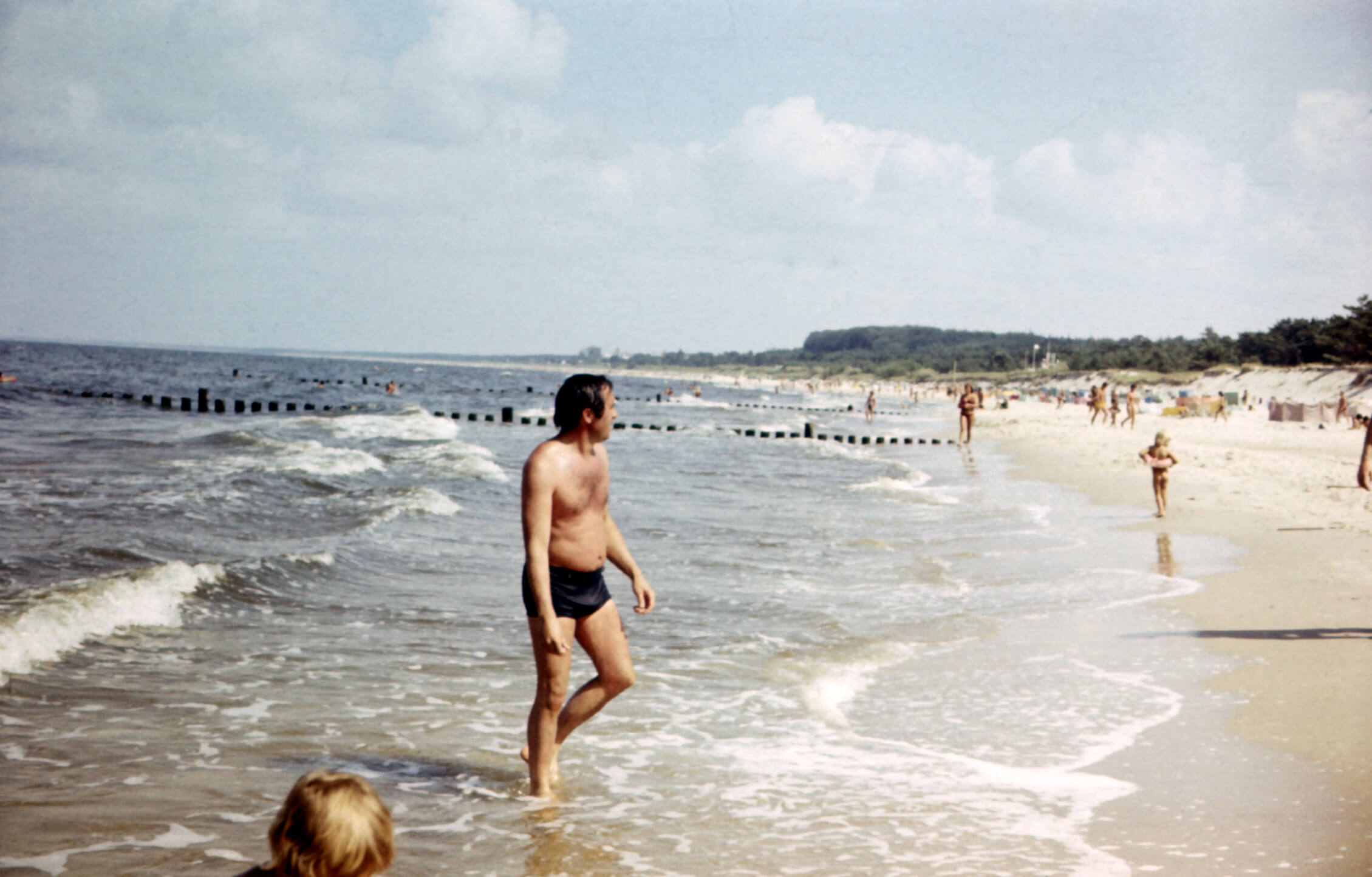 A tengerparton a 70-es években 2